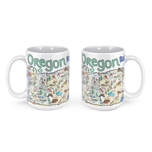 Picture of Fishkiss Oregon mug; FM-OR