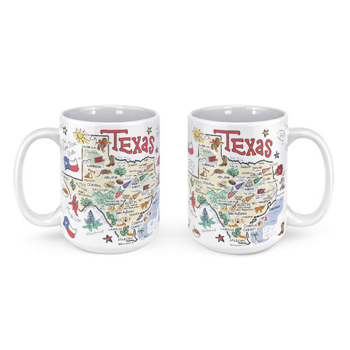 Picture of Fishkiss Texas mug; FM-TX