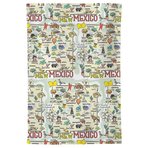 Picture of Fishkiss New Mexico tea towel