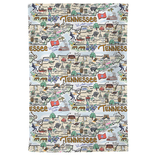 Picture of Fishkiss Tennessee tea towel