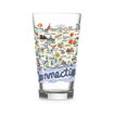 Picture of Fishkiss Connecticut 16oz glass; FG-CT