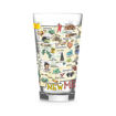Picture of Fishkiss New Mexico 16oz glass; FG-NM