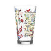 Picture of Fishkiss Ohio 16oz glass; FG-OH