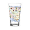 Picture of Fishkiss USA 16oz glass; FG-USA